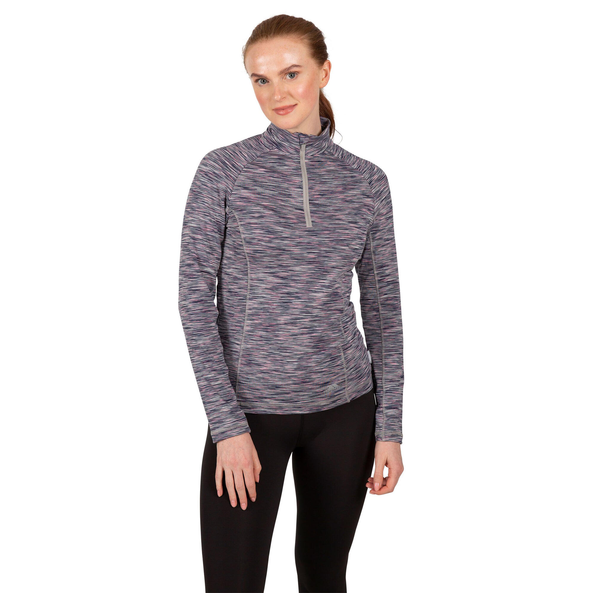 Haut Manches Longues EDITH Femme (Gris Clair Chiné) 4/5