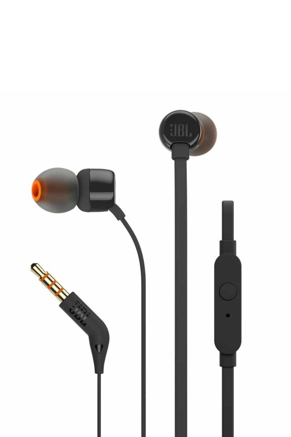 JBL JBL T110 Universal In-Ear Headphones with Remote Control and Microphone