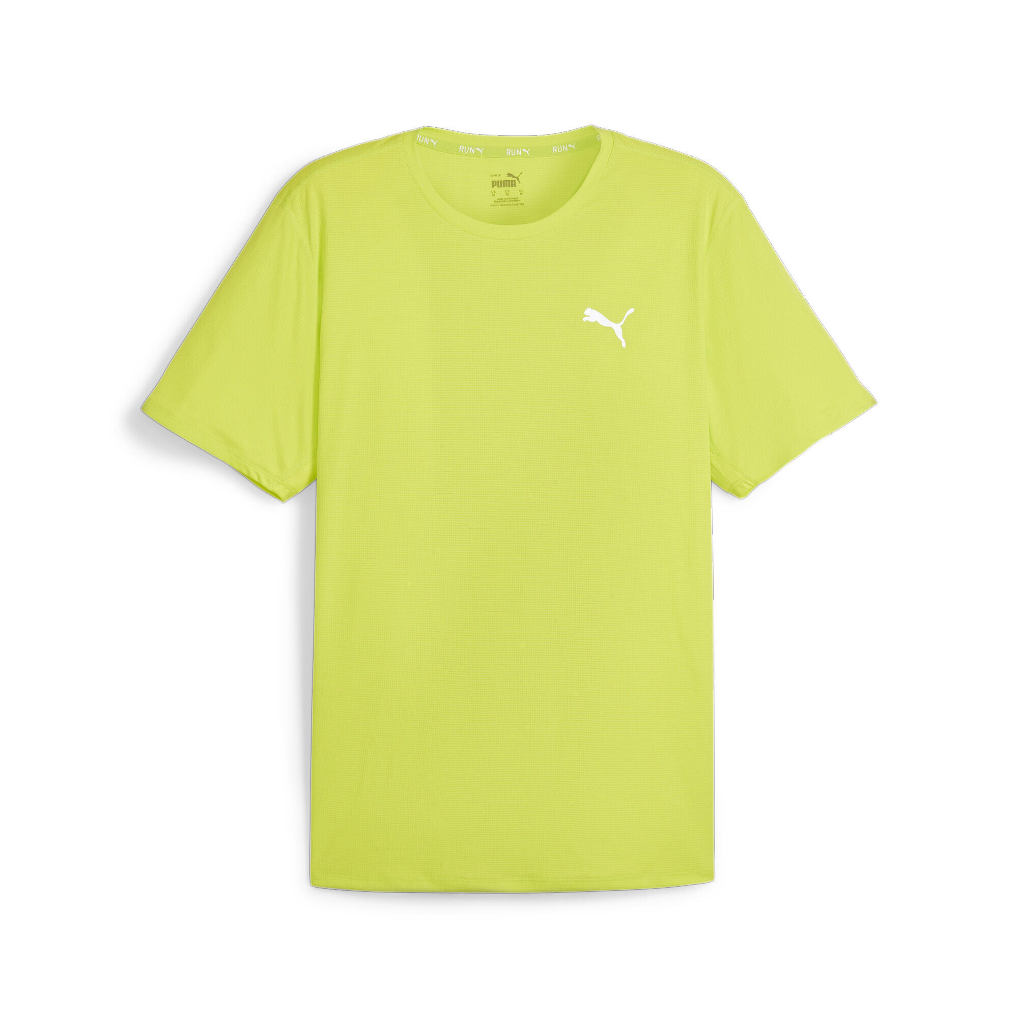 T-shirt de homem RUN FAVORITE PUMA Lime Pow Green