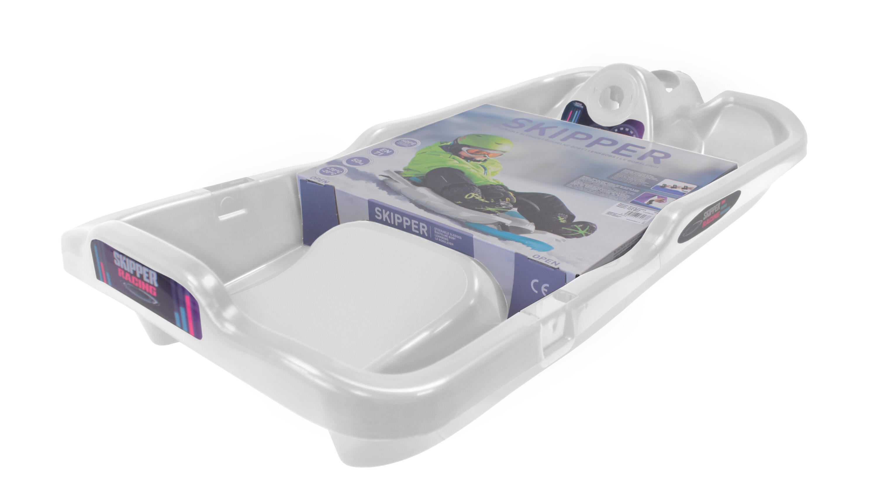 Dětské boby s volantem Plastkon SKIPPER 3/6