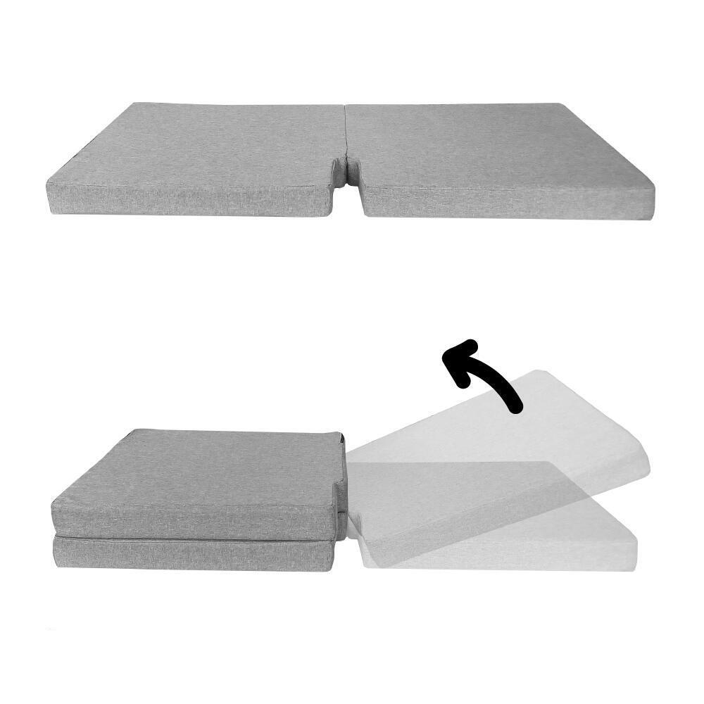 Colchão de cama frontal dobrável para VW Caddy Camper Manual 2/4