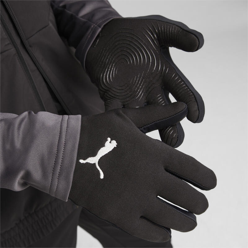 Guantes de fútbol individual WINTERIZED PUMA Black White