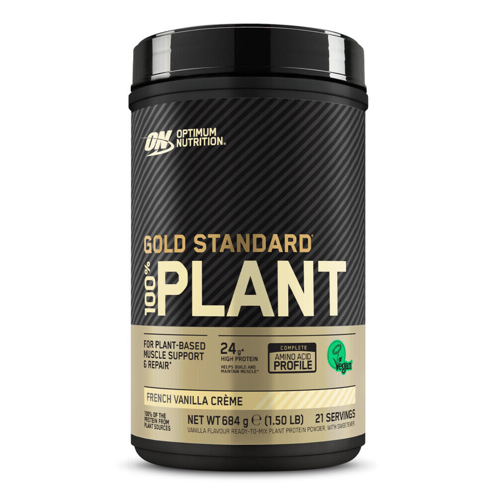 OPTIMUM NUTRITION Plantaardige Eiwitten - Gouden Standaard 100% Plant (684 G) - Vanille