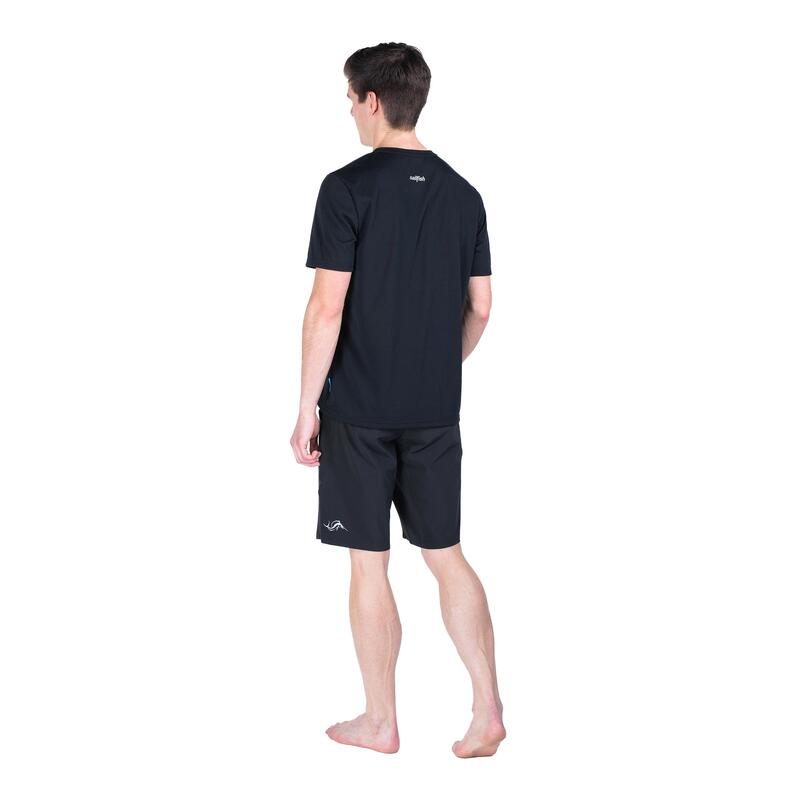 T-shirt à manches courtes pour hommes avec logo Sailfish - Gris foncé
