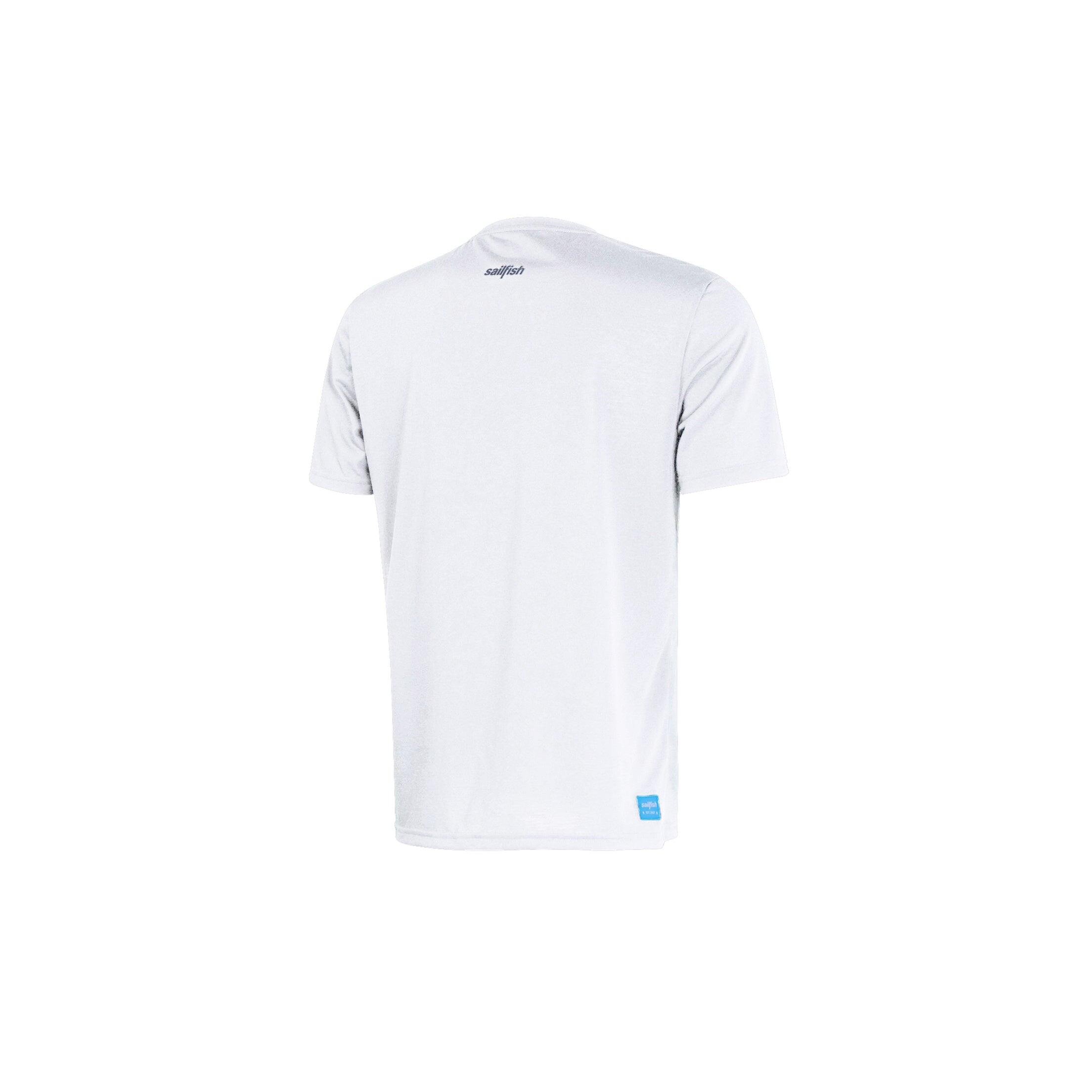 T-shirt tecnica Fish da uomo - Bianca 2/2