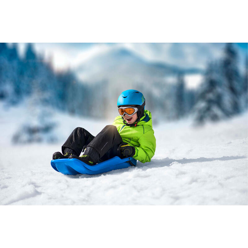 Sanie Gizmo Riders Twister Bleumarin, scaun anti-alunecare și frâne