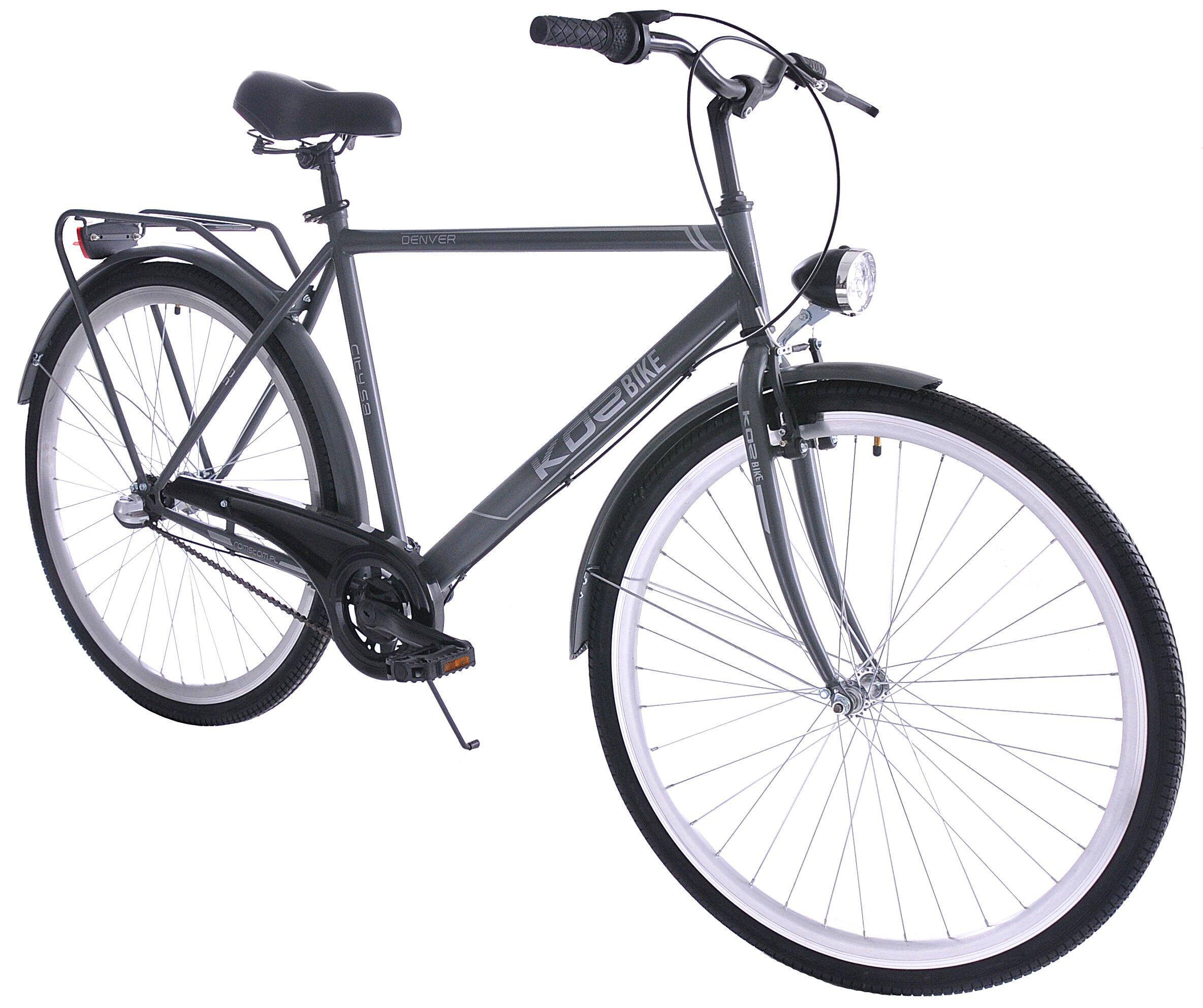 Rower miejski męski Kozbike Denver 28 (21") 3S 2/4