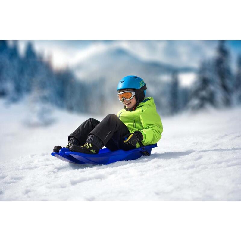 Sanie 14461 Gizmo Riders TurboJet, albastru, spătar înalt, frână anti-alunecare