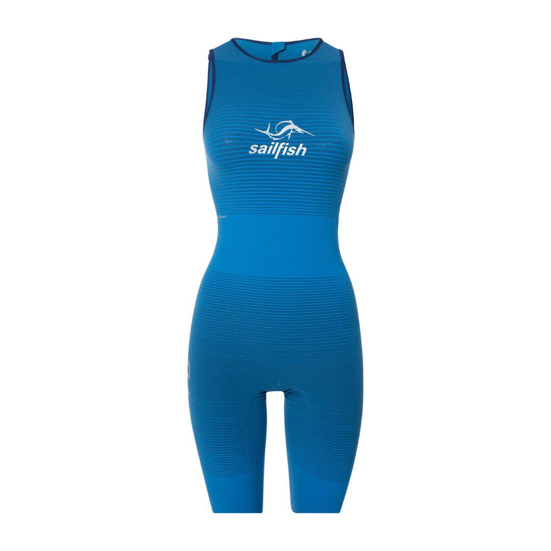 Fato de treino Rebel Pro Plus 1 para mulher triatlo Mulher Azul Sailfish 1/6