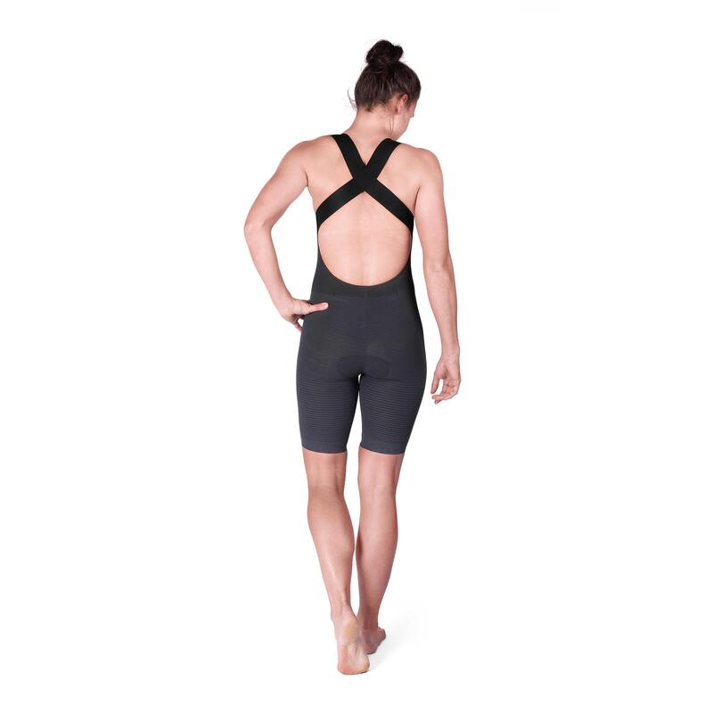 Combinaison de triathlon femme, Trisuit Pro - Noir