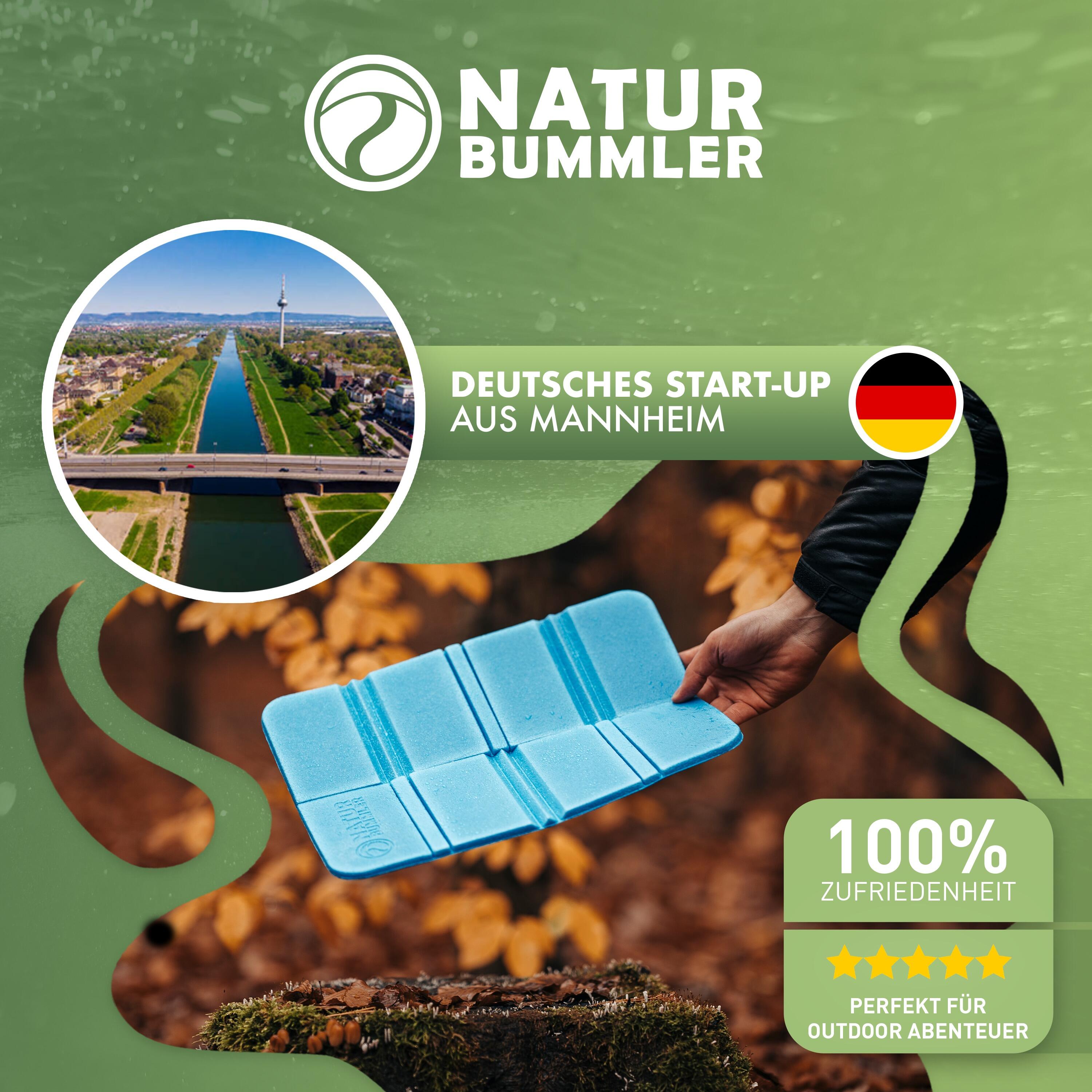 2er Set Thermo Sitzkissen Outdoor [Faltbar] mit Tragetasche 6/7