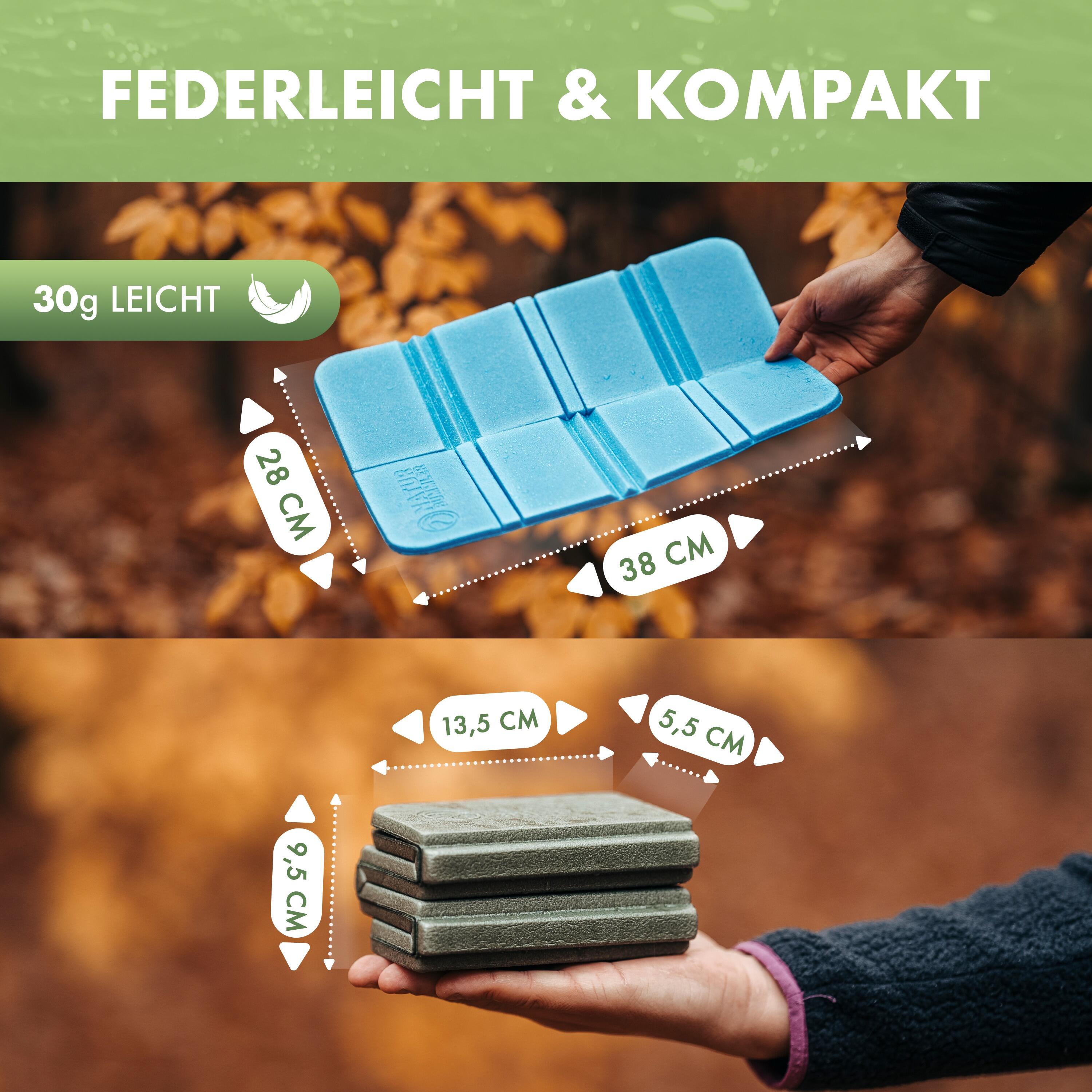2er Set Thermo Sitzkissen Outdoor [Faltbar] mit Tragetasche 3/7