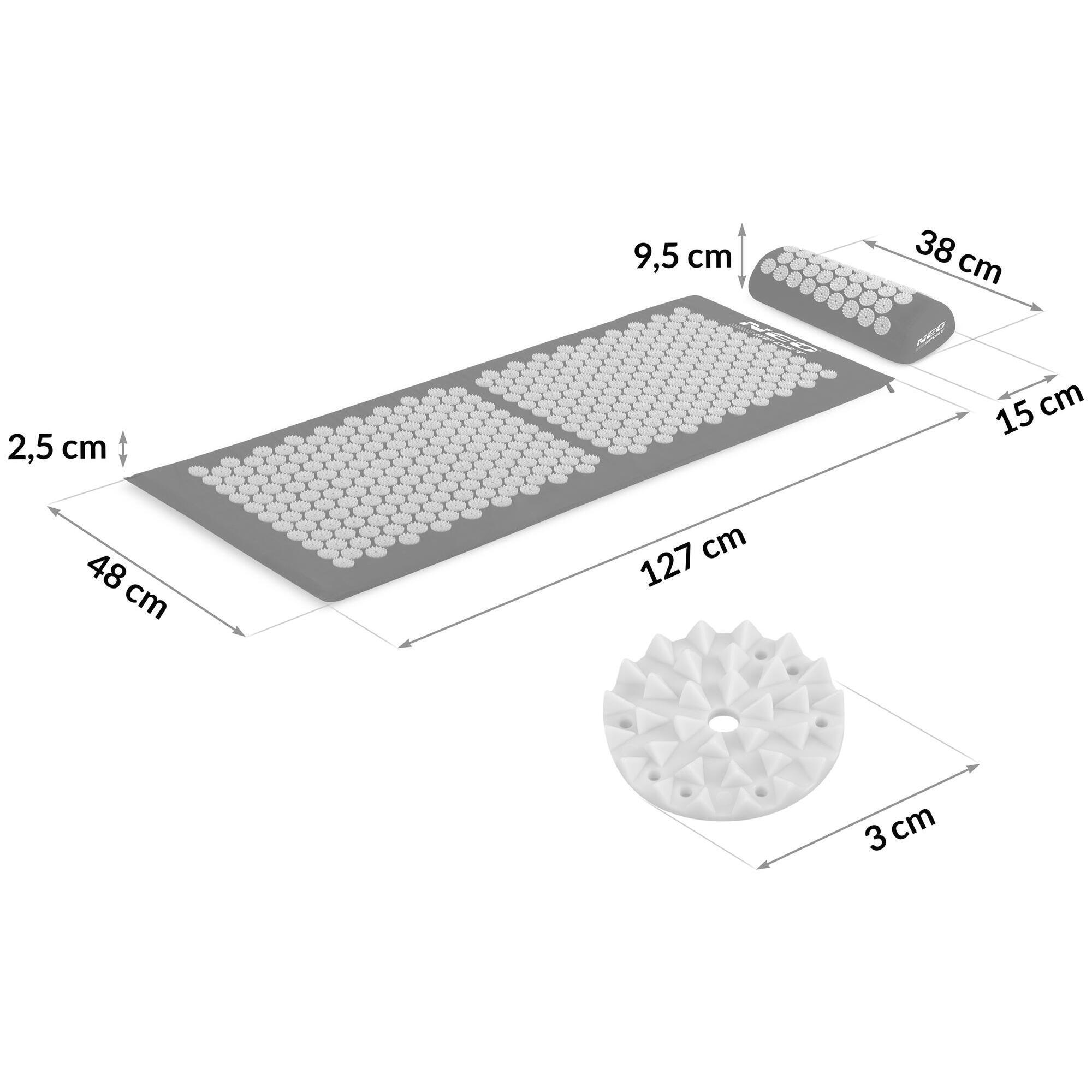 Tapis D'acupression Et Massage 72x42 Cm Orange - Kit Relaxation Sport - GEPCO