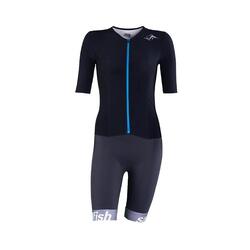 Combinaison de triathlon femme, Aerosuit Pro - Noir
