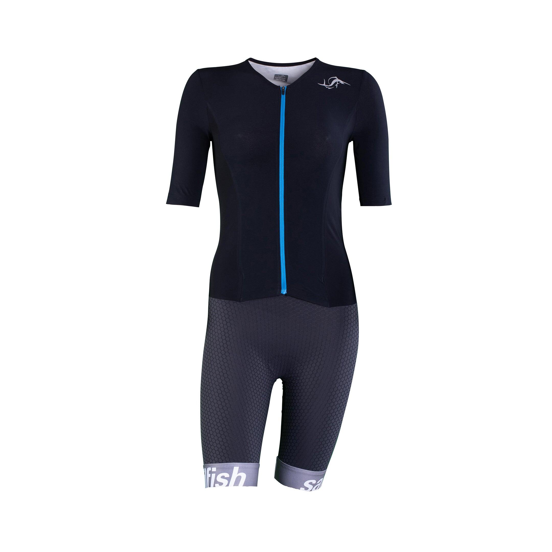 Sailfish - Combinaison De Triathlon Femme, Aerosuit Pro - Noir - Trifonction - Bleu - 48 Xl - Decathlon