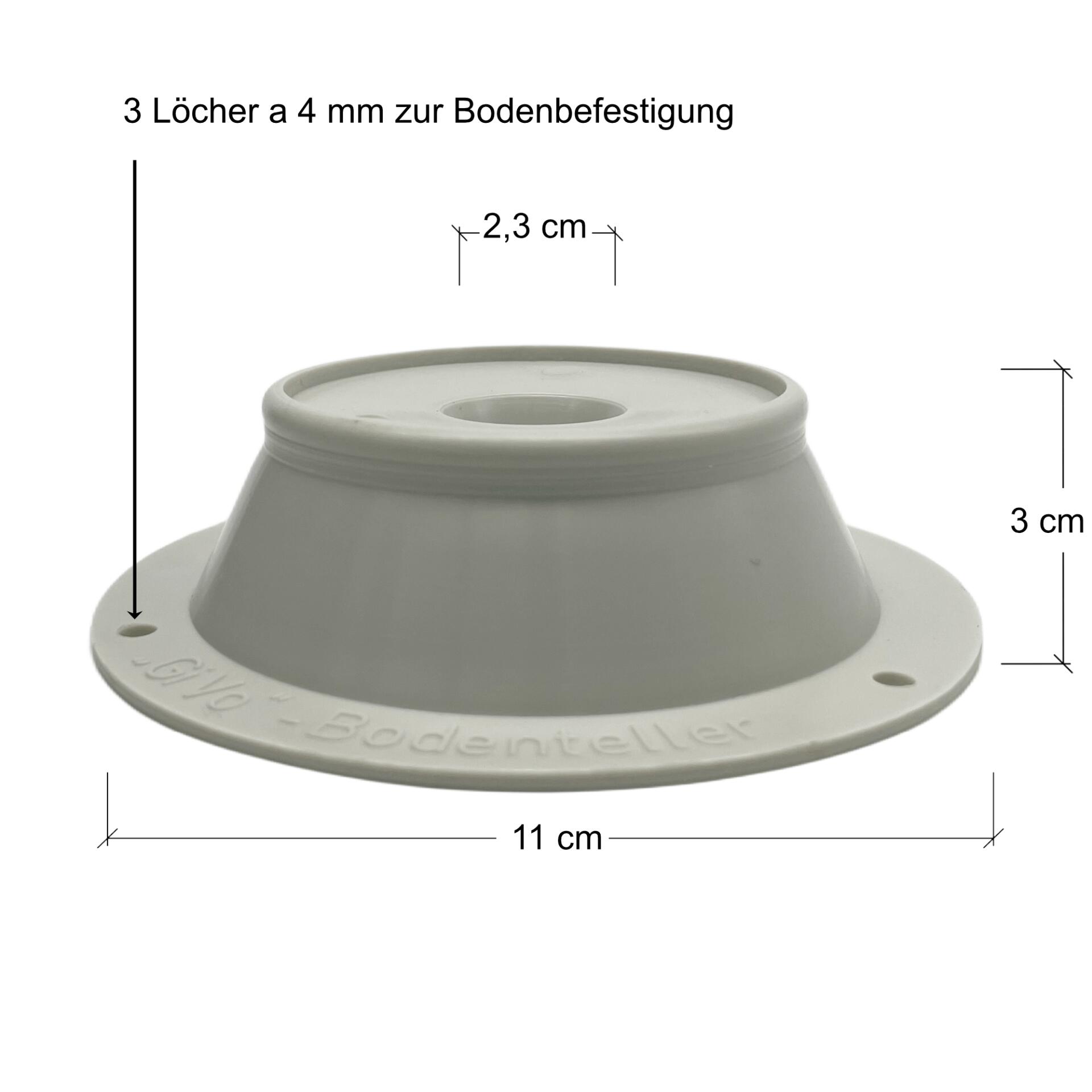 Bodenteller für Orkanstützen im Vorzelt Campingzelt Zelt 4 Stück Wohnwagen 2/4