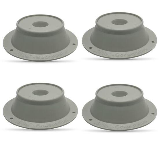 Bodenteller für Orkanstützen im Vorzelt Campingzelt Zelt 4 Stück Wohnwagen