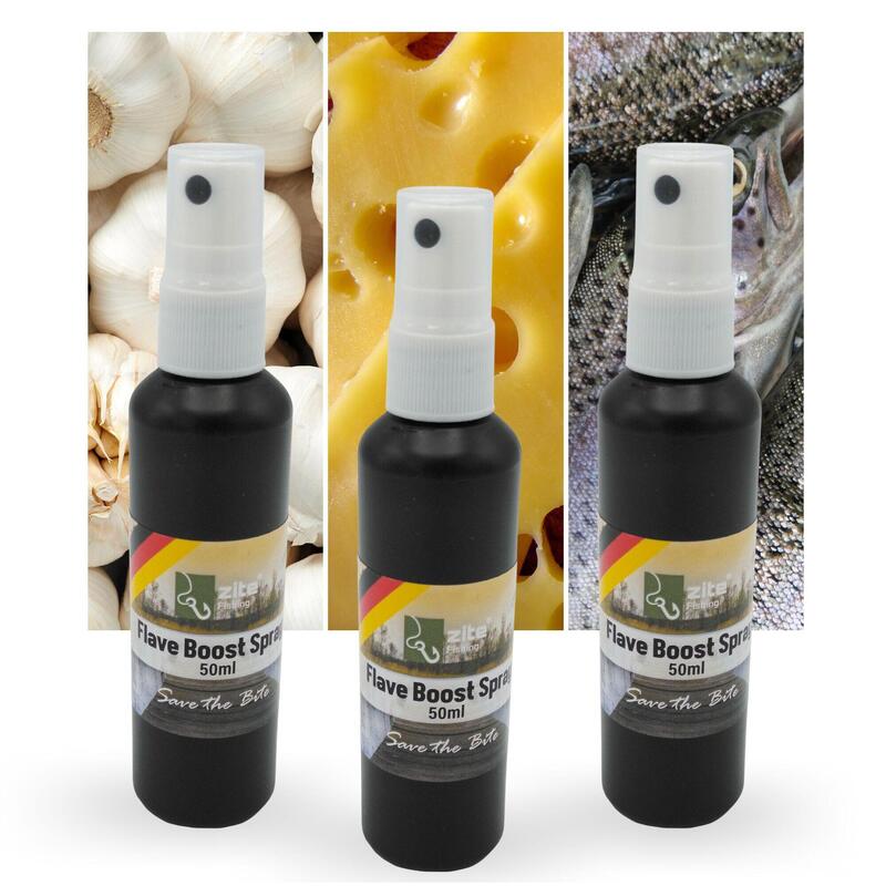 Zite Fishing Flave Boost Aroma-Spray Set 3x50ml Käse Knoblauch Fisch