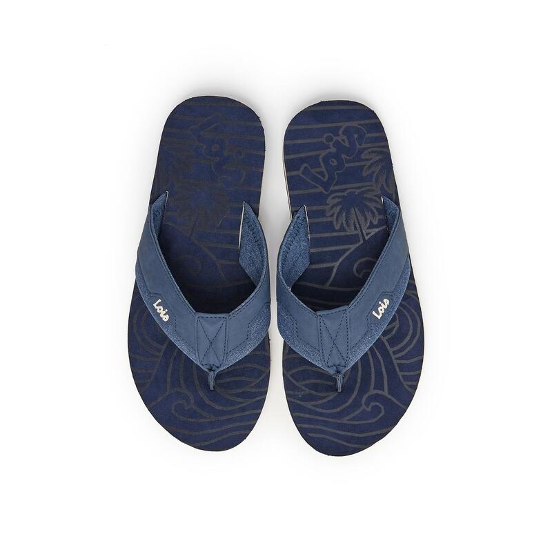 Sandalias de Dedo para Hombre Lois 86097 Azul Marino