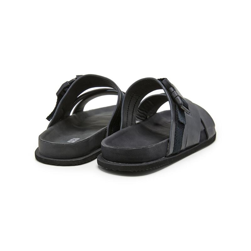 Sandalias para Hombre Lois 86092 Negras Abiertas con Tiras Cruzadas