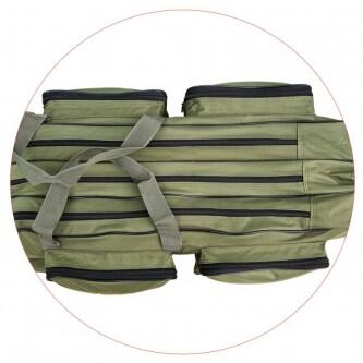 Geanta lansete 3 compartimente Baracuda B32 130 cm, verde