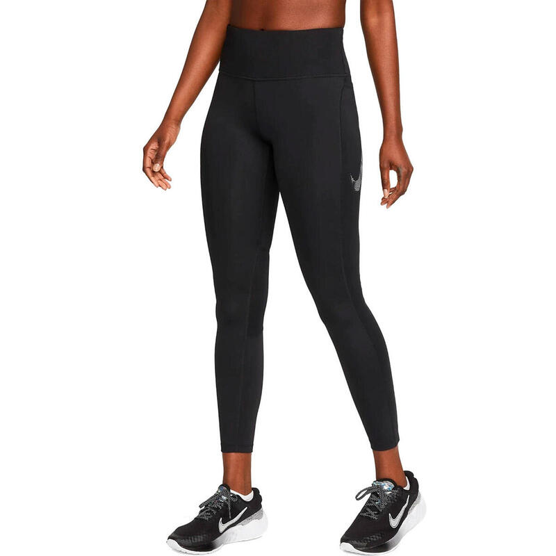 Nike Swoosh Fast Mid-Rise Dames Tight