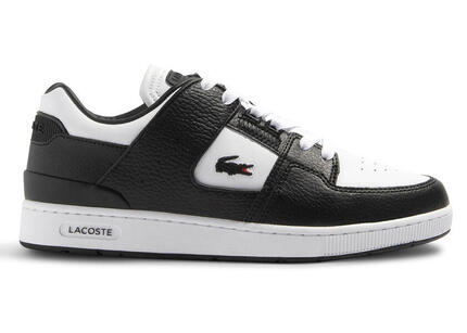 Chaussures de tennis homme Lacoste Court Cage 223 3 Sma, noires et blanches