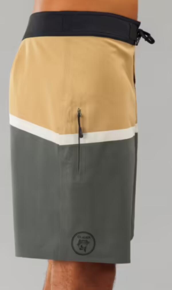 Tussen Particulieren - Klassieke boardshort voor surfen Olaian 900 flat b 3/4