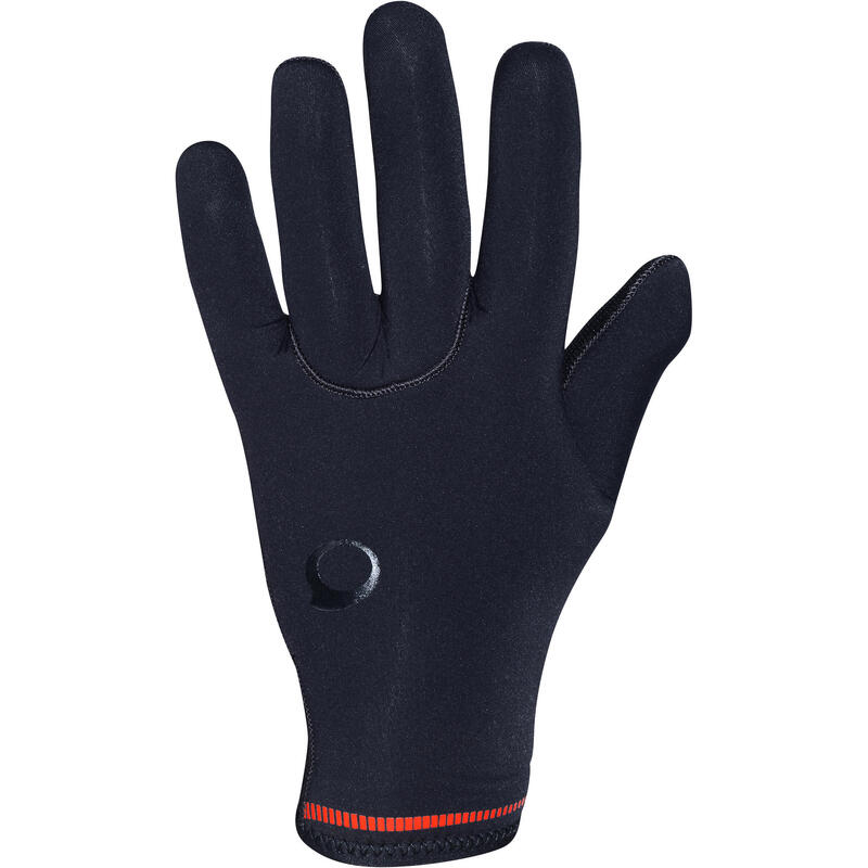 Seconde vie - Gants plongée néoprène 5mm - noir - TRÈS BON