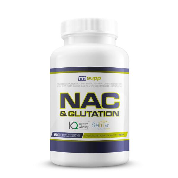 Nac & Glutatión - 60 Cápsulas Vegetales de MM Supplements