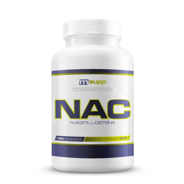 NAC - 120 Cápsulas vegetales de MM Supplements