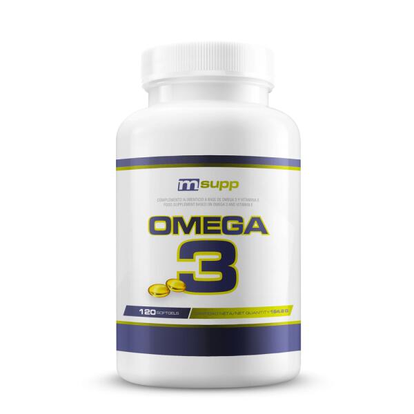 Omega 3 - 120 Softgels de MM Supplements