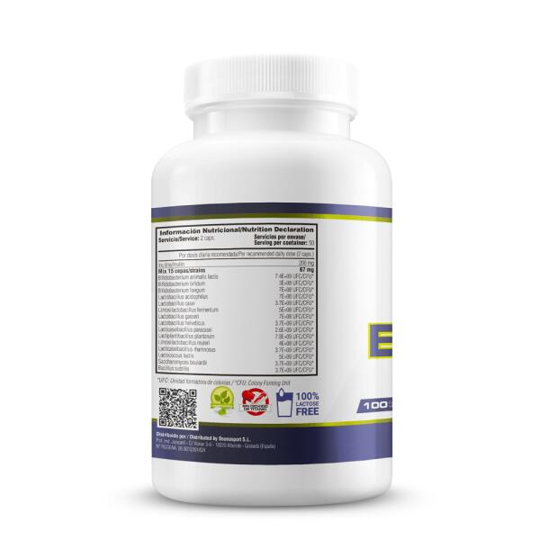 Probiótico - 100 Cápsulas Vegetales de MM Supplements