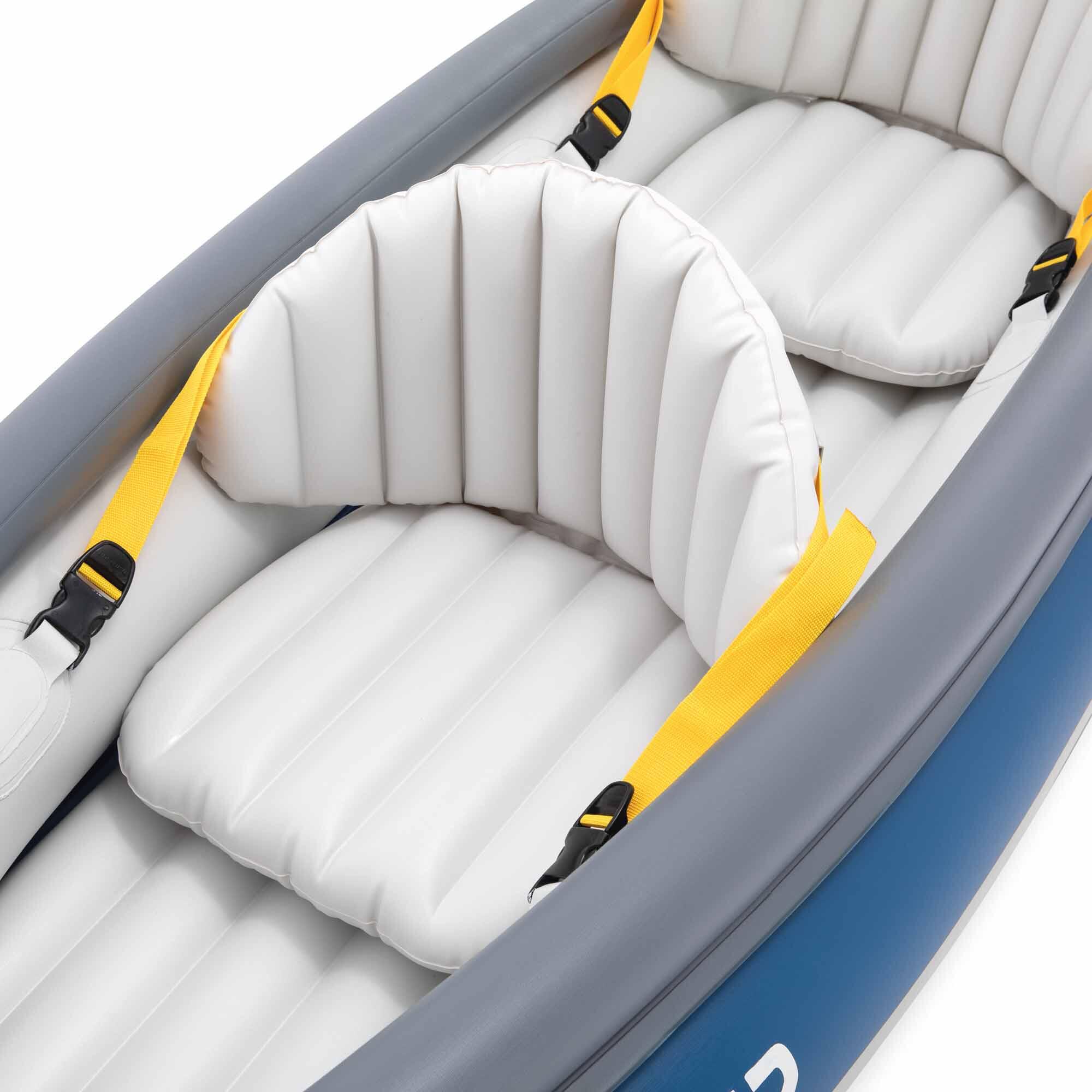 Kayak inflável 2 lugares c/remos + inflador Wyoming C2 INTEX 4/7