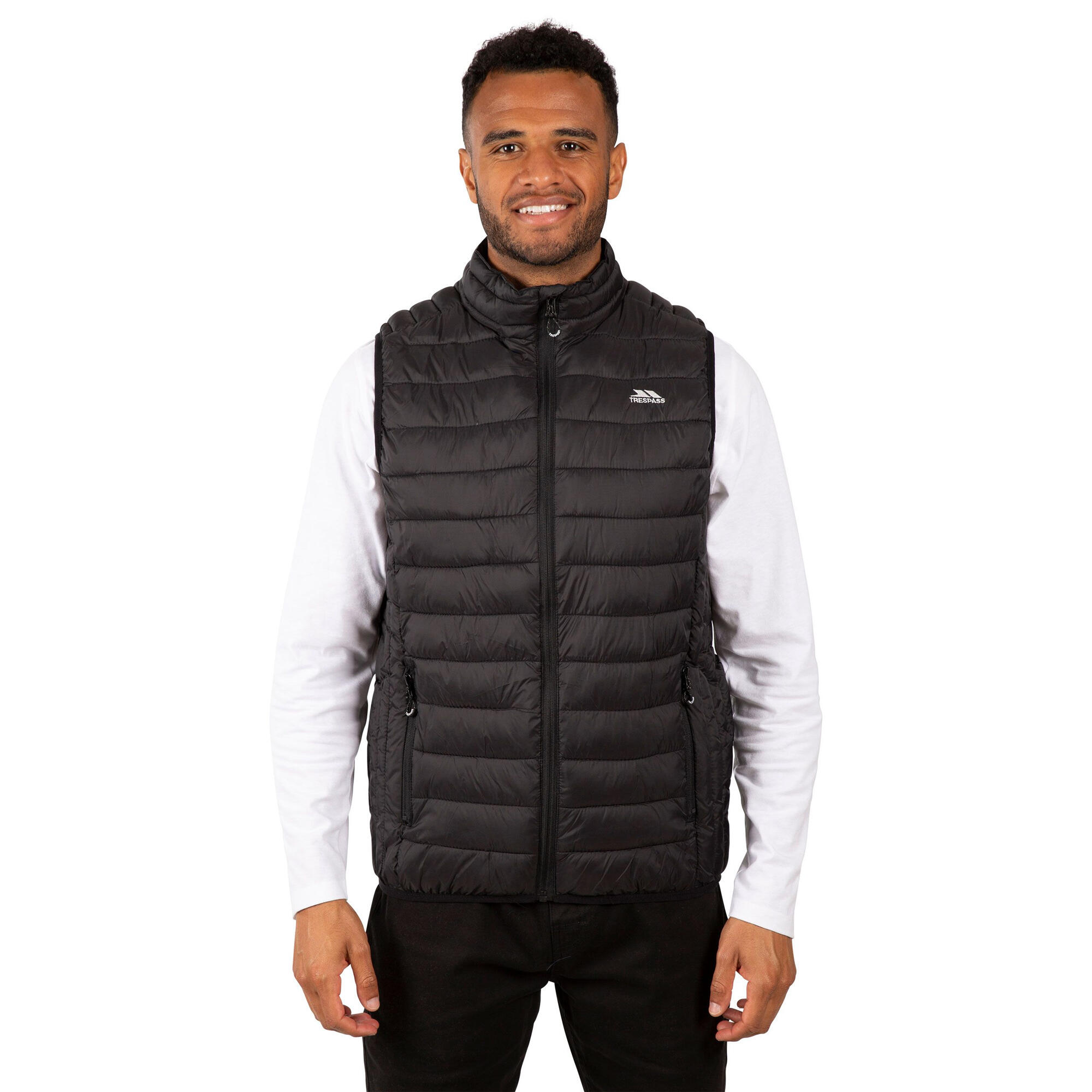 GALLENTON Men's sleeveless jacket (Black)