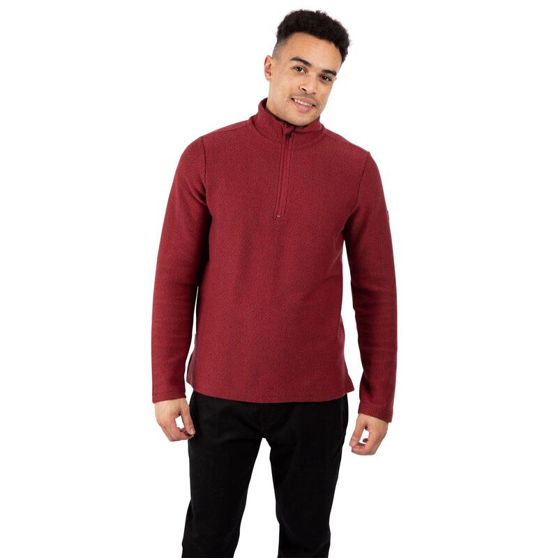 SweaT-Shirt Meio Fecho Taddingley Homem Merlot