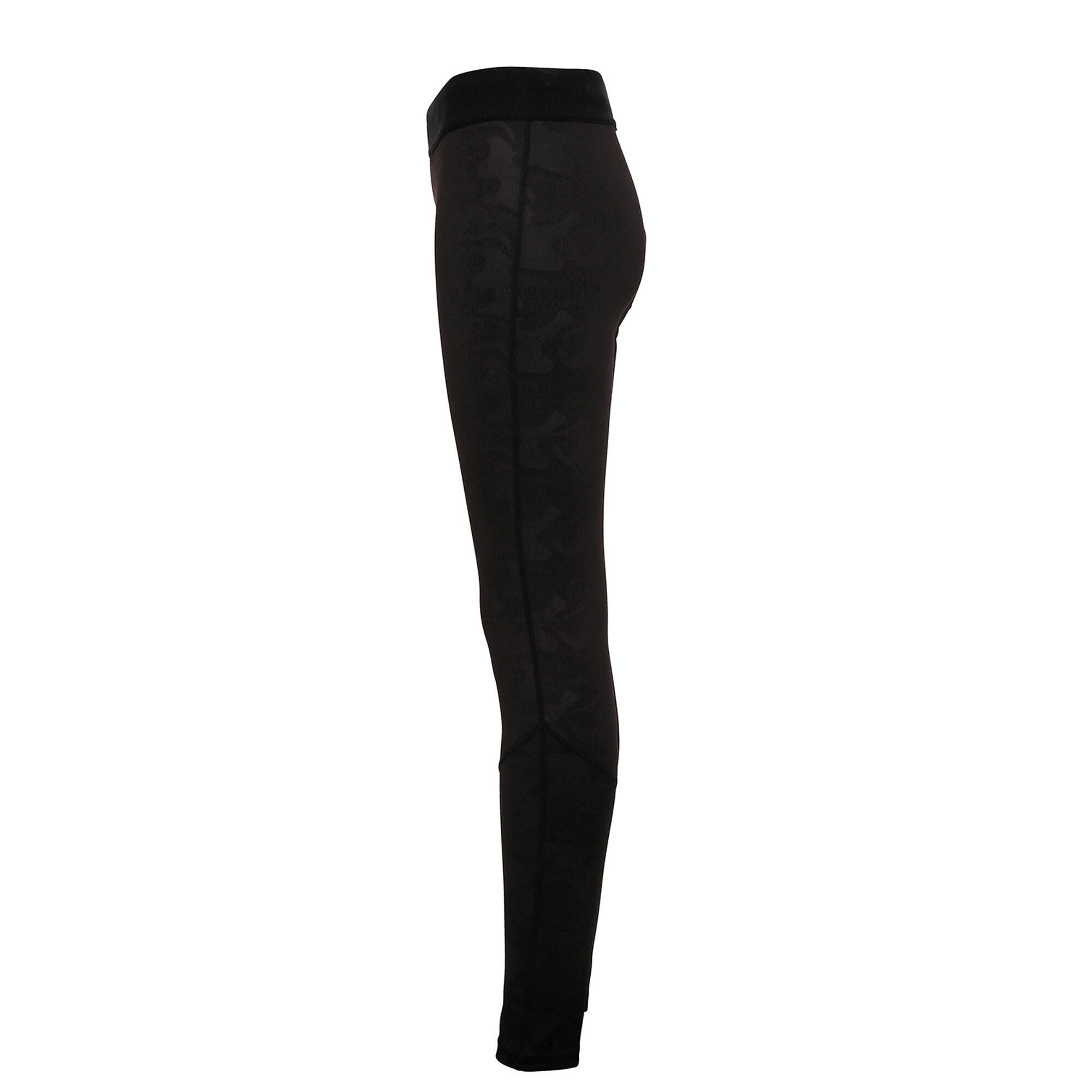Leggings Da Corsa Uomo TriDri Nero Camo 2/2