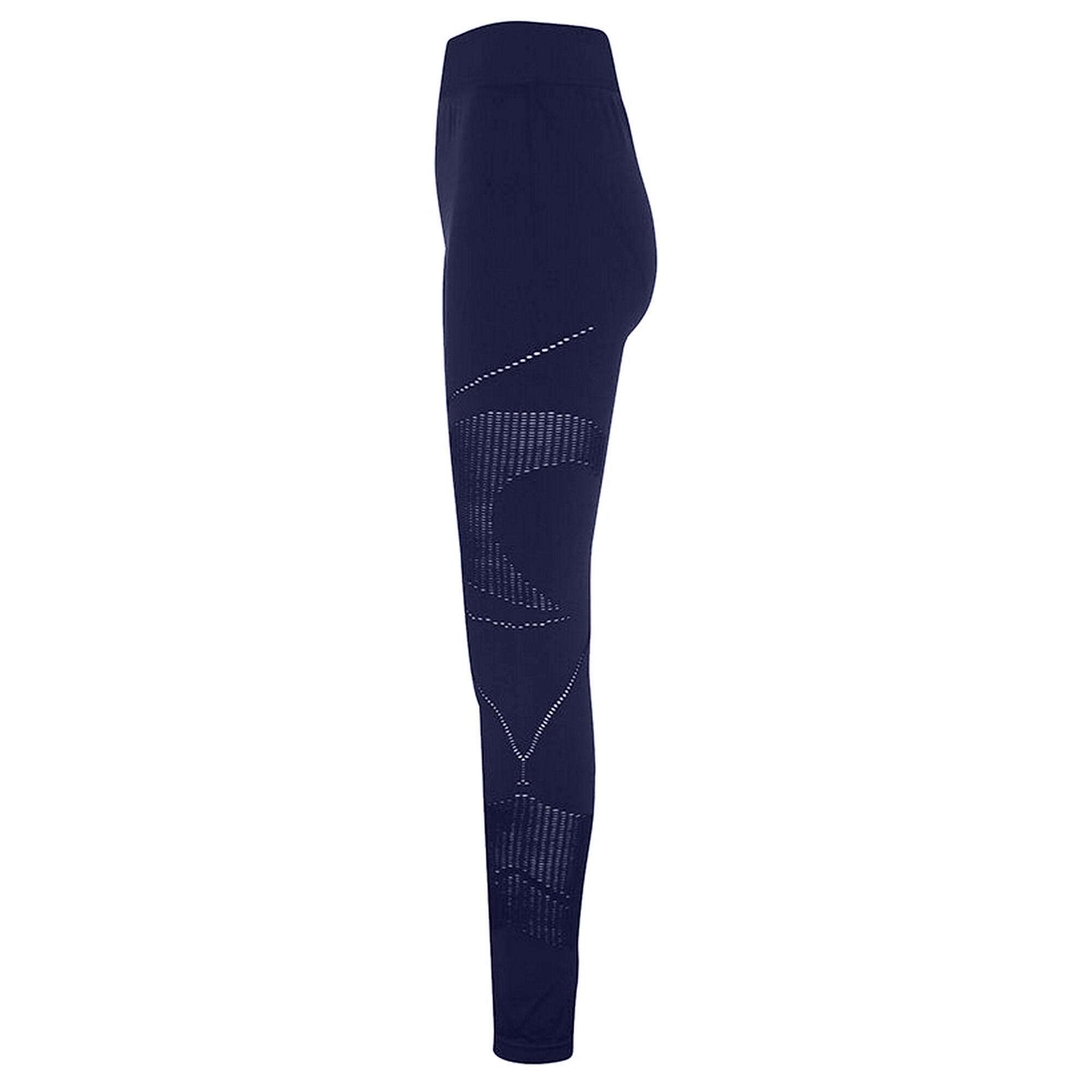 SportLeggings Reveal, 3DPassform, nahtlos Damen Marineblau 3/3