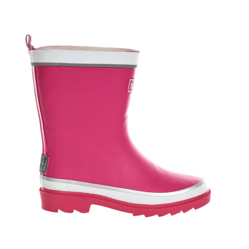 Great Outdoors Stivaletti Di Gomma Bambino Regatta Foxfire Jem Pink Bianco