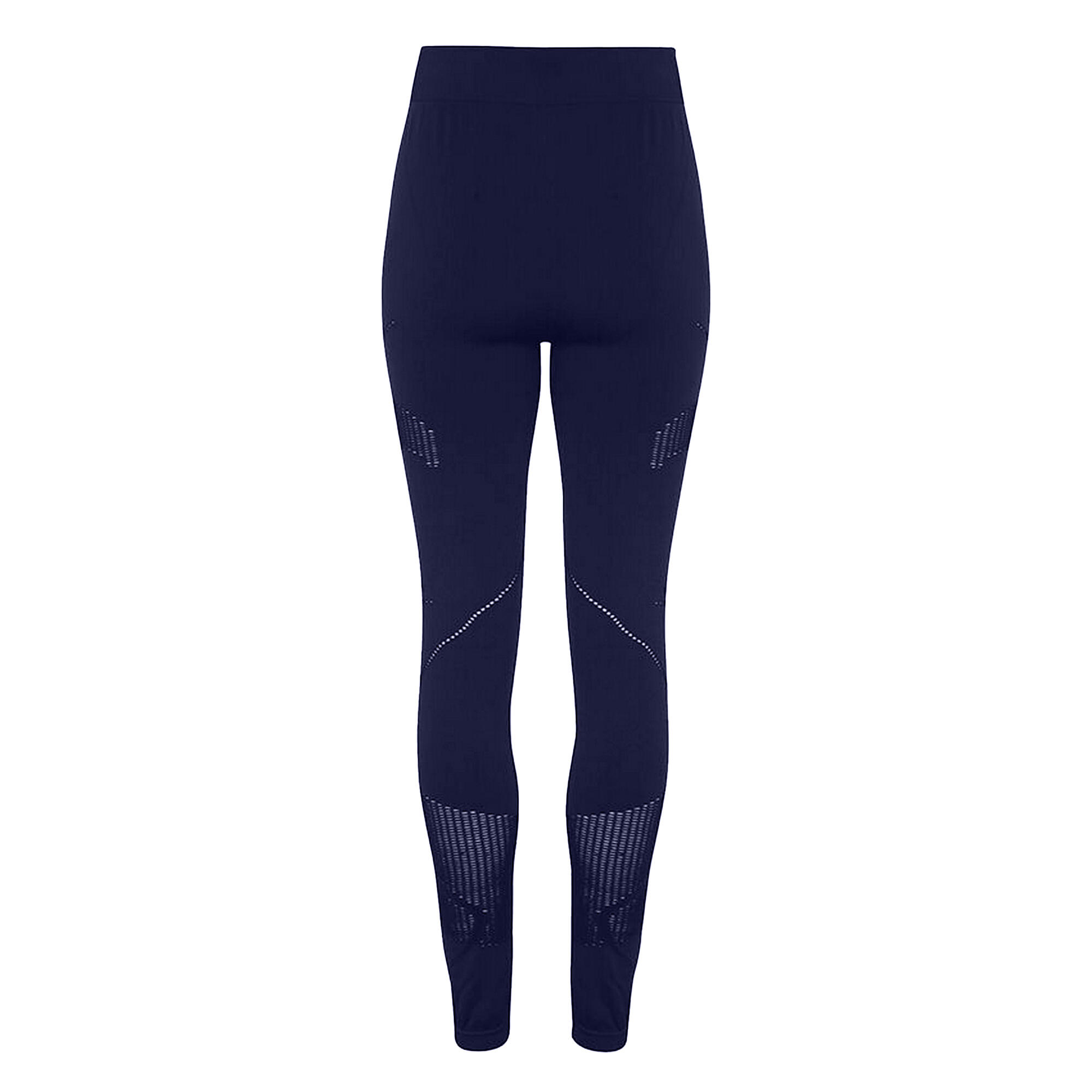 SportLeggings Reveal, 3DPassform, nahtlos Damen Marineblau 2/3
