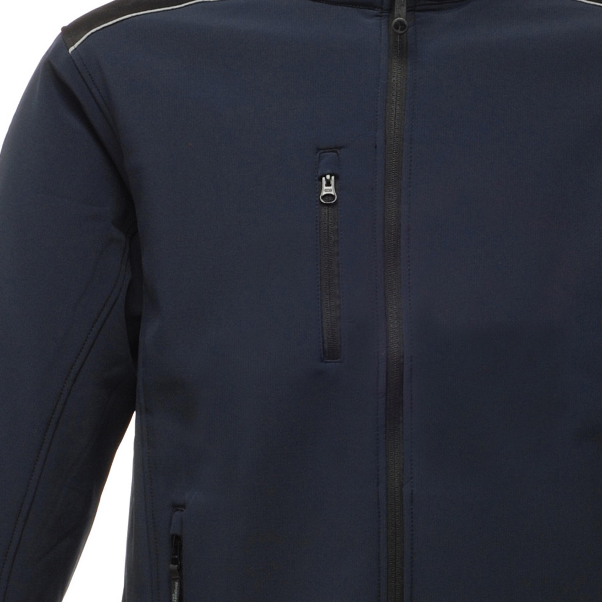 Sandstorm Giacca Softshell Repellente All´Acqua Uomo Regatta Blu Navy/Nero 3/4