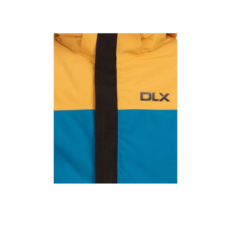 Casaco de Ski Garcia DLX para crianças e jovens Preto / Amarelo / Azul