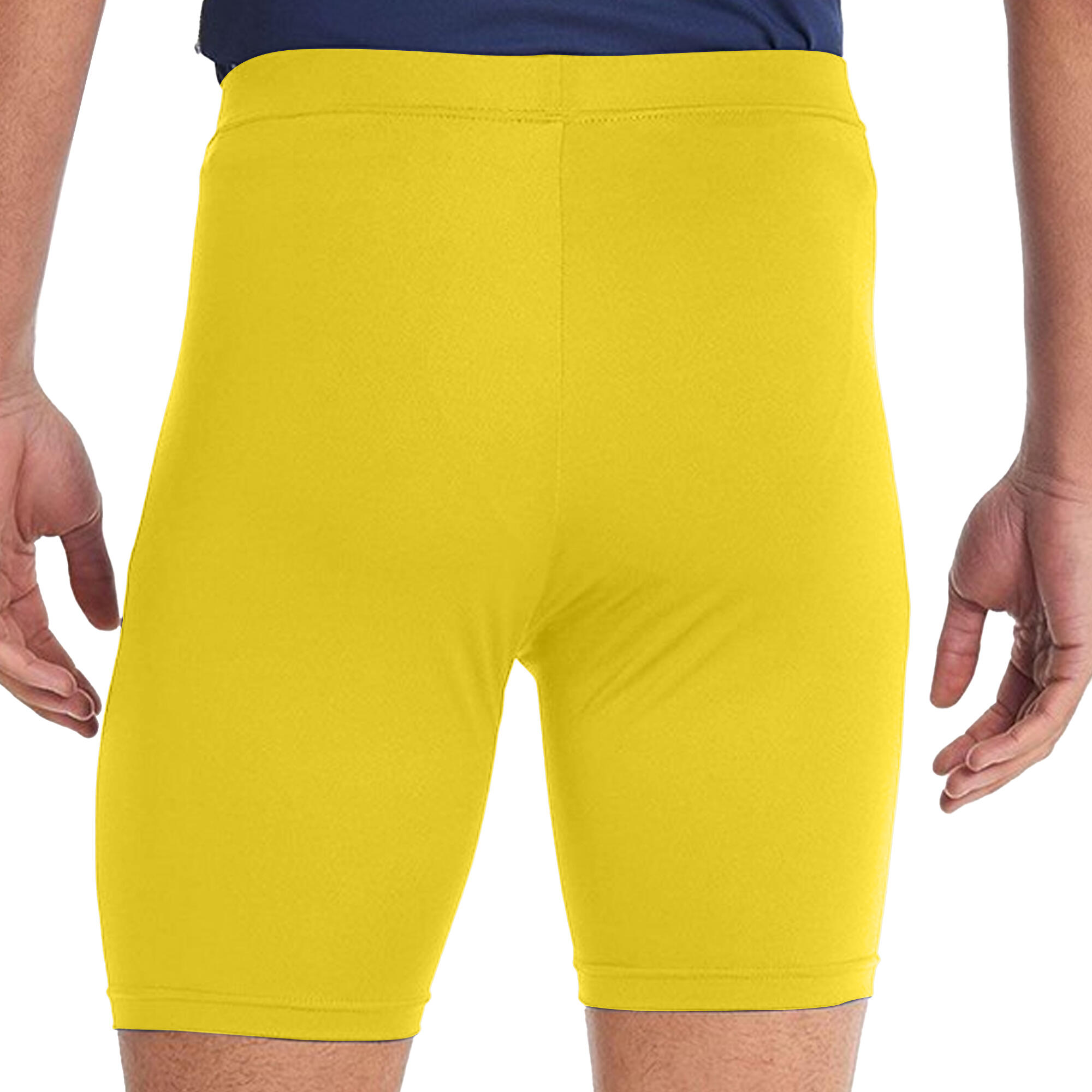 Mens Sports Base Layer Shorts (White) 3/3