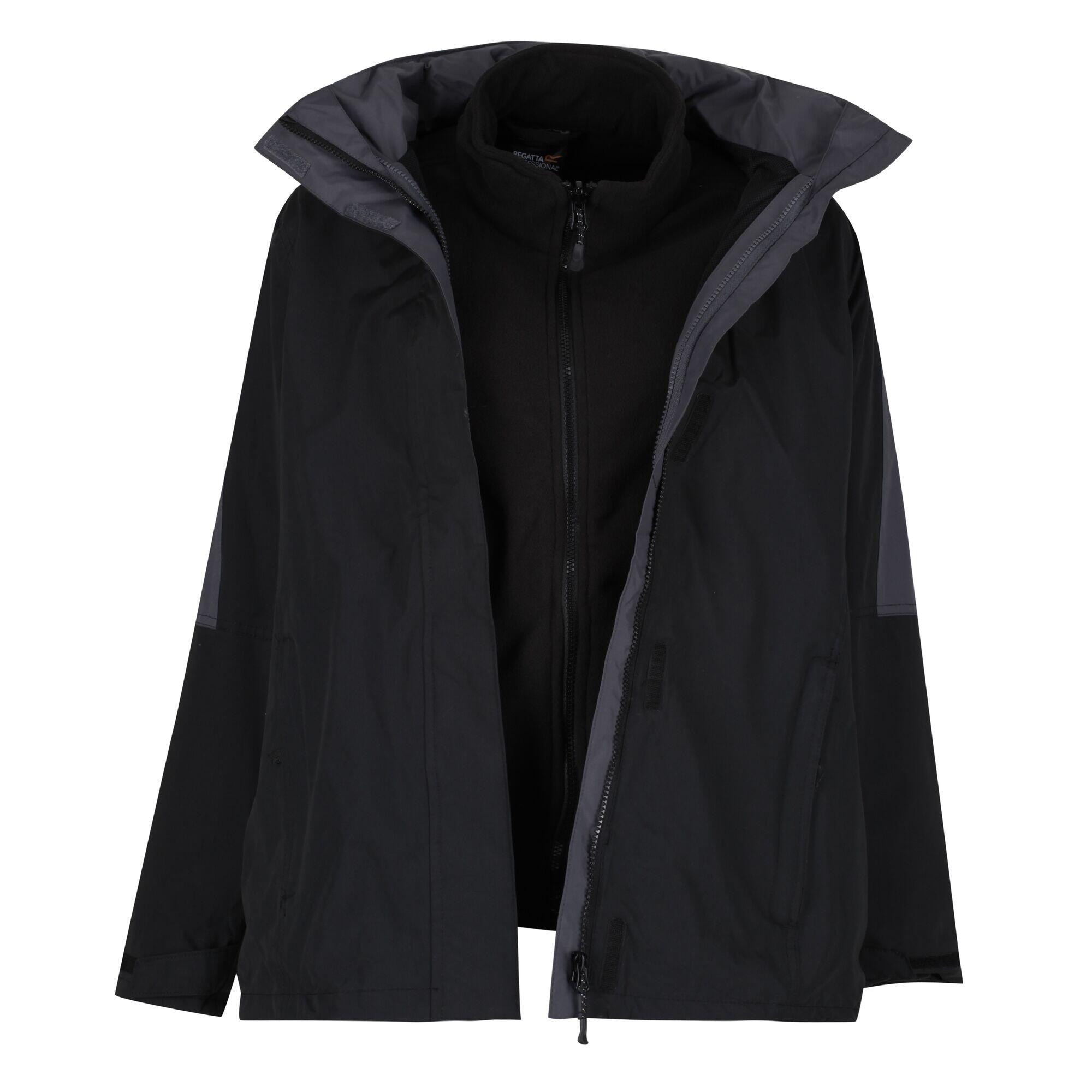 Womens/Ladies Defender III 3In1 Jacket (Waterproof & Windproof) (Black/Seal 4/5