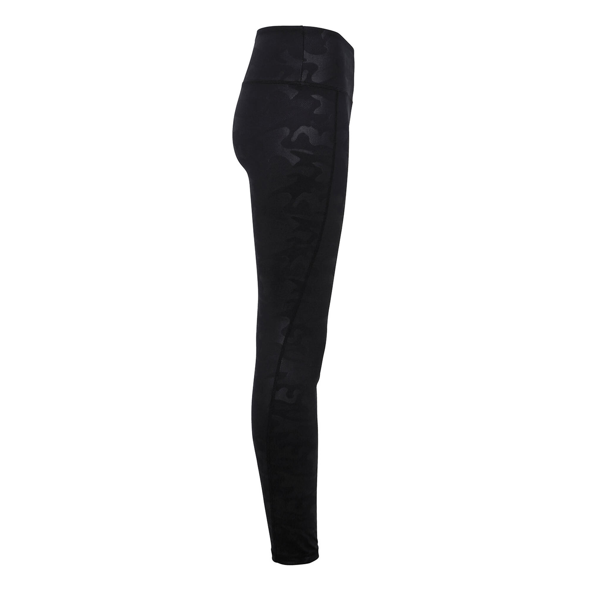 Performance Camo Leggings Donna TriDri Nero Mimetico 4/4