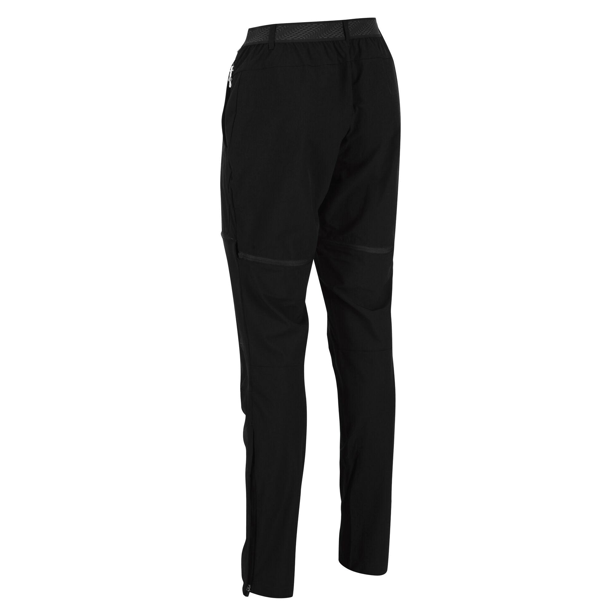 Womens/Ladies Mountain ZipOff Trousers (Black) 4/5