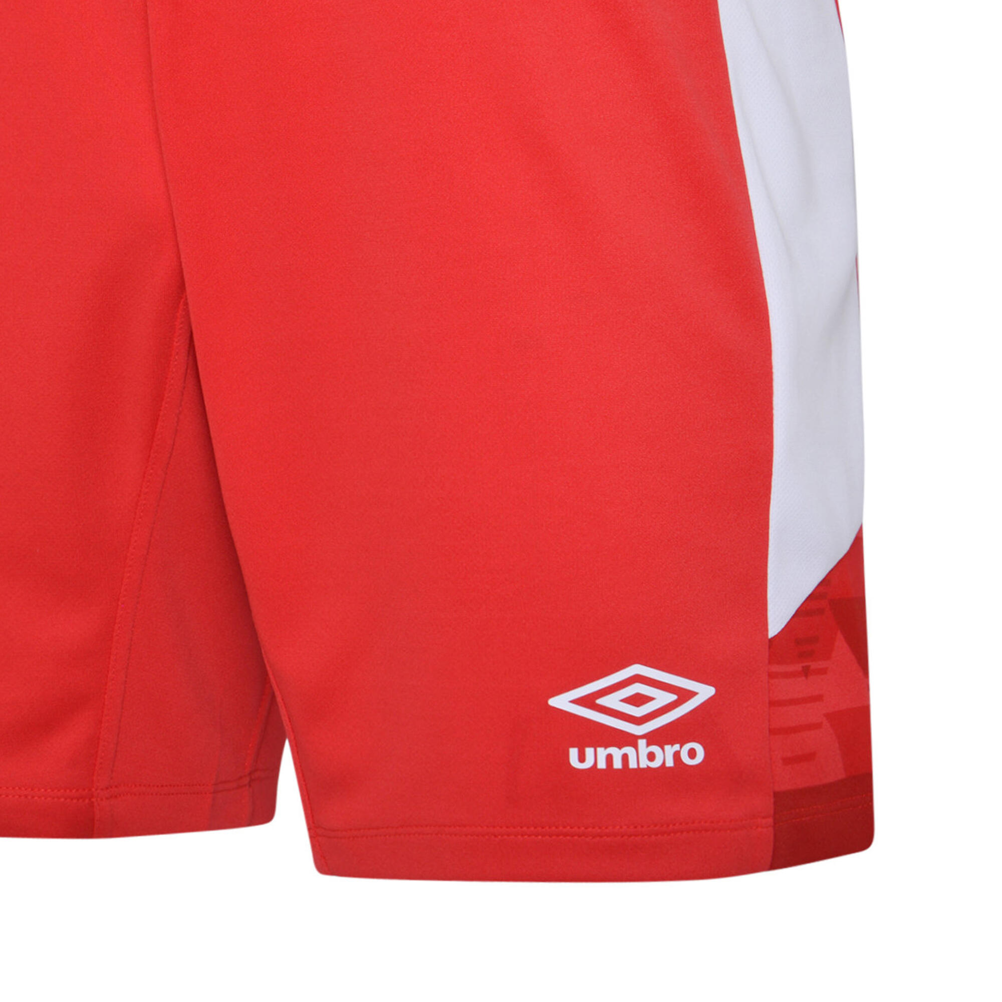 Mens Vier Shorts (Vermillion/White) 3/4