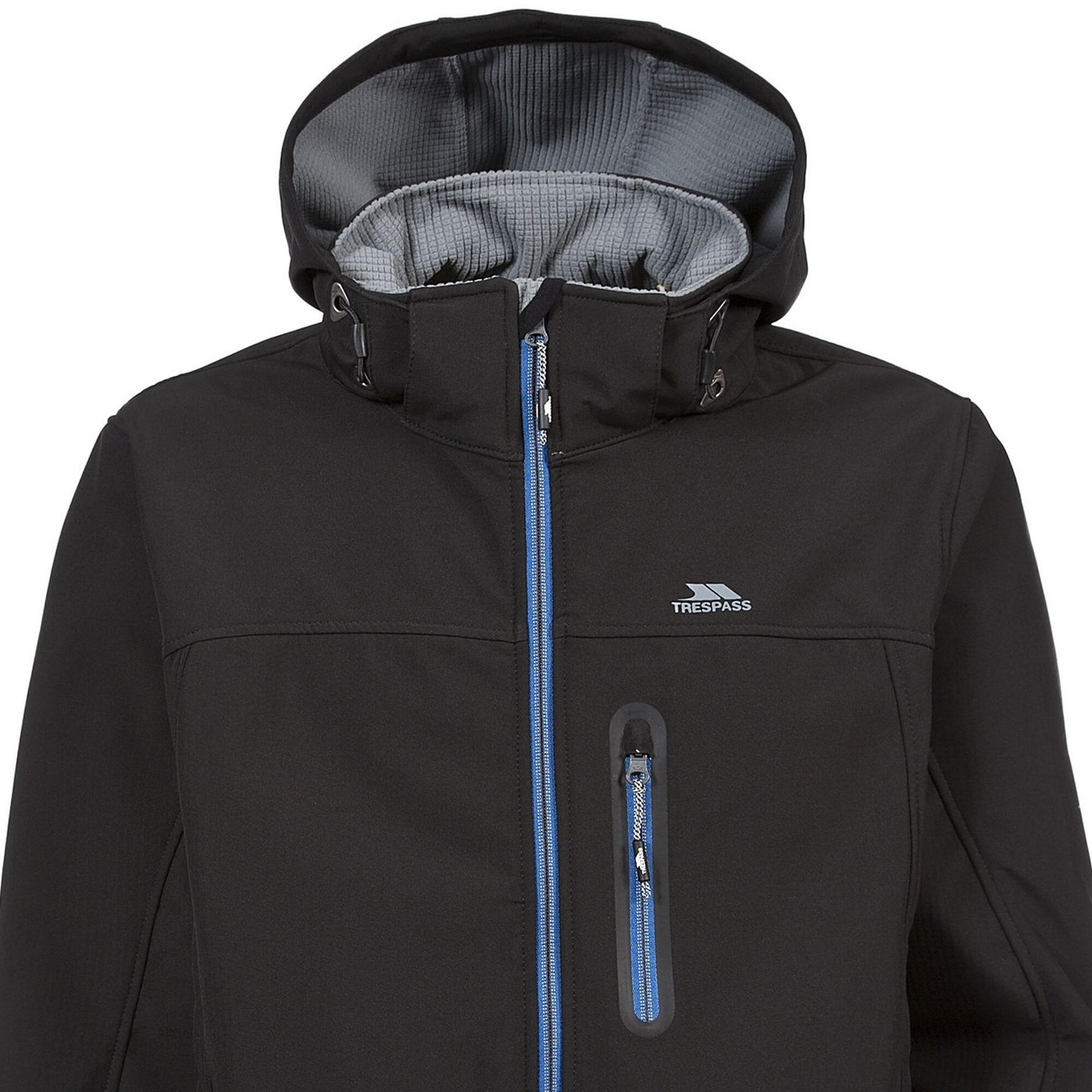 HEBRON waterproof softshell jacket for men (Black)