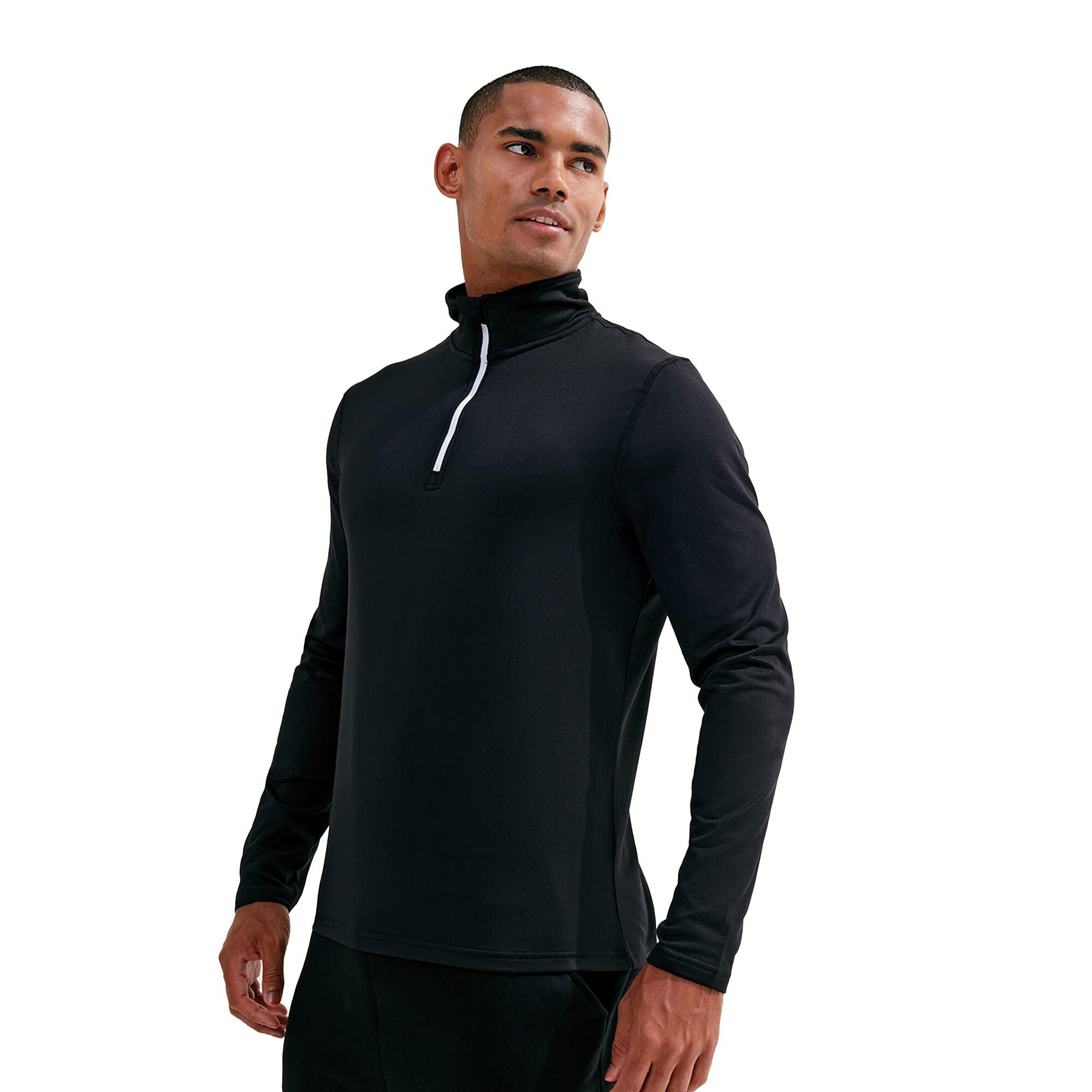 Mens Athletic Top (Black/White) 3/3
