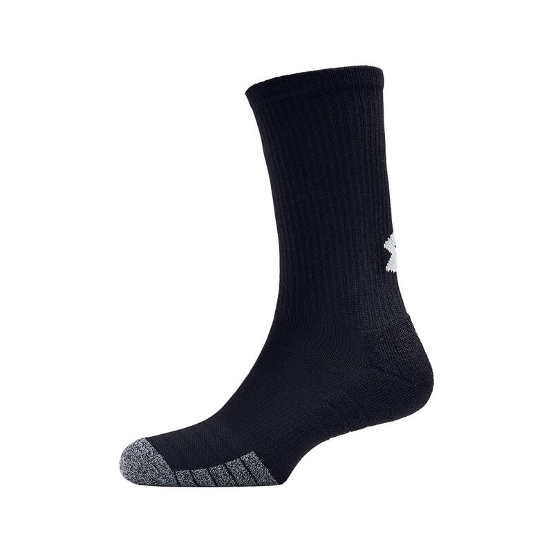 Chaussettes HEATGEAR Homme (Noir / Gris acier)